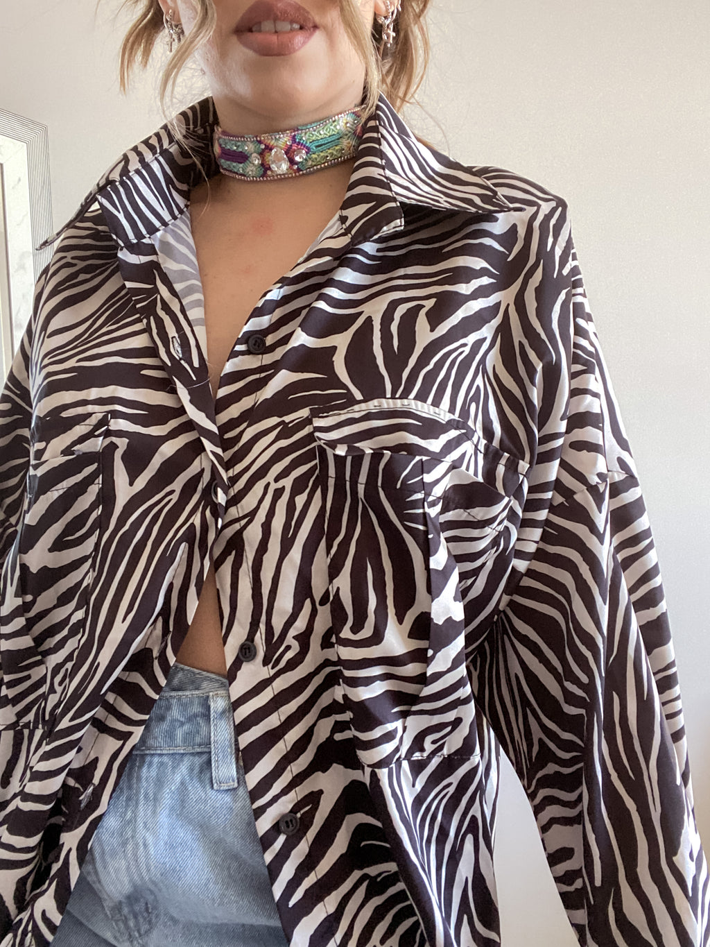 Zebra top