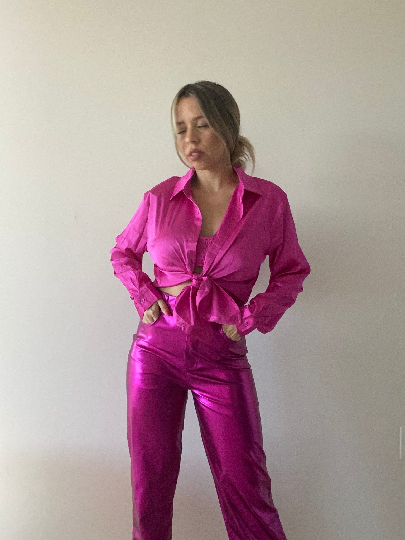 Magenta pants