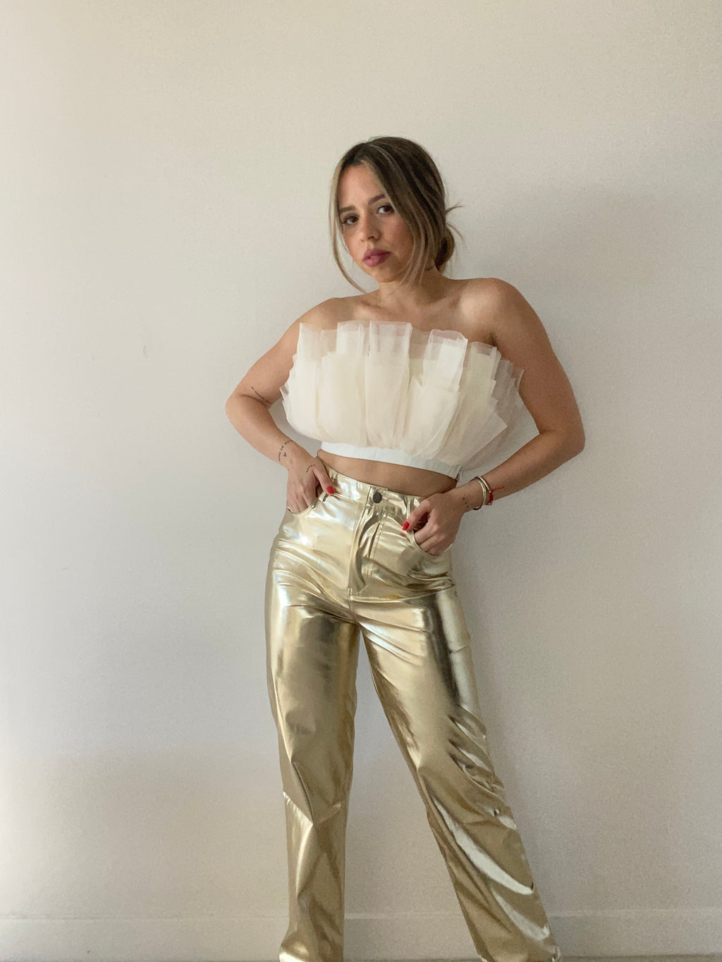 Gold pants